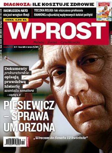 Okładka tygodnika WPROST: 11/2010